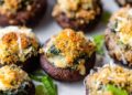 Spinach Dip Stuffed Mushrooms – Skinnytaste